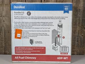 DuraPlus All-Fuel Chimney 6in. Diameter Wall Thimble