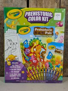 Crayola Prehistoric Color Kit Book Stickers Crayons & More