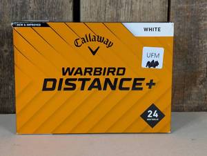 Callaway Double Dozen Warbird Golf Balls Rubber Core Ionomer Shell, 24-Pack