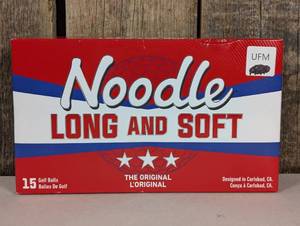 Noodle - LONG & SOFT, White Golf Balls, 15ct