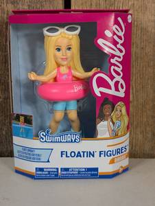 Mattel Barbie Swimways Floatin Figures Upright Pool Water Toy Doll Swimways