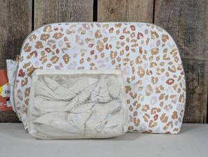 Nice Colored Animal Print Make-Up BagOrganizers, Comes with Big Bag & Smaller Bag