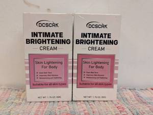 Set of DCSCRK Intimate Brightening Cream Lightening for Body All Skin Type 1.76 oz