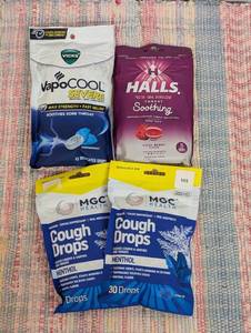 4 Bags of Cough Drops