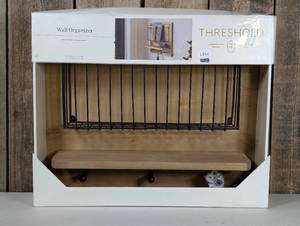 17x14 Wall Organizer BrownBlack - Threshold