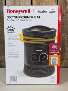 Honeywell HHF360B 1500W 360 Surround Indoor Heater Black