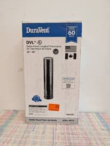 Model DVL Double Wall Stove Pipe 6in. Diameter x 29in. to 46in. Telescoping Pipe Length