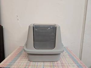 Enclosed Cat Litter Box - Gray - XL - up&up