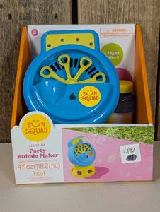 Light-Up Bubble Maker BlueYellow - Sun Squad