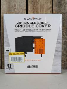 Blackstone 28 Single Shelf Griddle Cover, 600D Polyester, Black