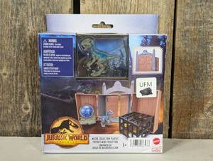 Mattel Jurassic World Dominion Mini Micro Collection Blue Raptor