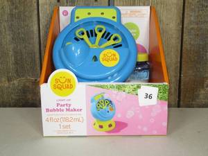 Light-Up Bubble Maker BlueYellow - Sun Squad