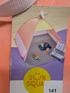 Beach Pop Up Shelter Coral - Sun Squad