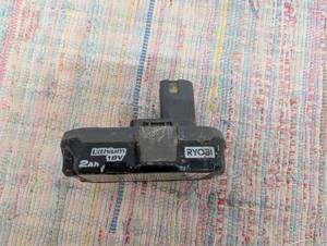 RYOBI P190 2.0 Amp Hour Compact 18V Lithium Ion Battery w Cold Used Condition