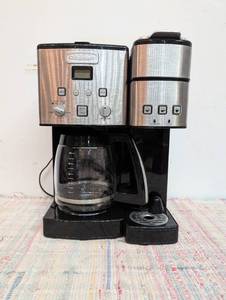 Cuisinart Coffee Center 12 Cup Coffeemaker and Single-Serve Brewer Stainless Steel