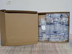 Threlaco 10 Pack Large Plastic Syringe Without Needle