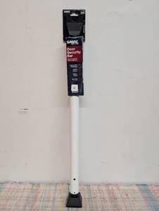 Sabre Security Door Bar Steel Door Security Guard & Window Security Bar, White, 28 Height, 2.5 Width