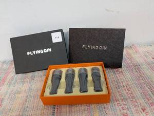 4 Sizes Cigar Nozzle Holder Pure Copper Resin Sculpture Pattern Cigar Pipe Set Vintage Silver