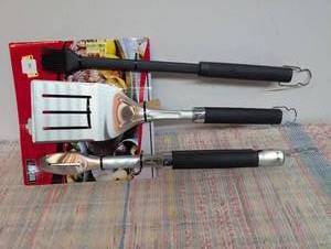 Weber 3pc Precision Grill Tool Set Black