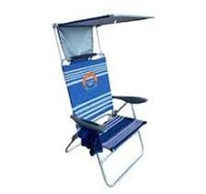 Ocean Zero Sun Block Chair Blue White light Blue Stripe
