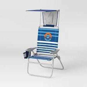 Ocean Zero Sun Block Chair Blue