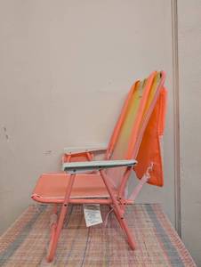 Outdoor Portable Backpack Beach Chair Pink - Sun Squad