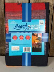 Microfiber Beach Towels- 35 x70 - Compact, Lightweight, Quick Dry, Extra Absorbent