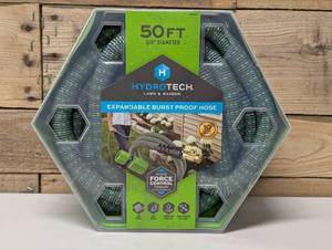 Hydrotech 58 in. Dia. x 50 ft. Expandable Garden Water Hose