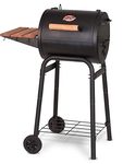 Char-Griller Patio Pro Charcoal Grill and Smoker with Cast Iron Grates