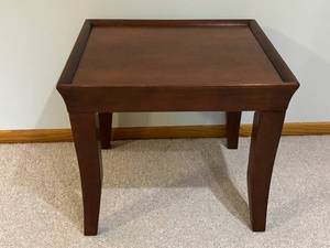 T208-3 Rect End Retro Cherry End Table