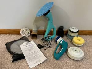 RiteWorx Innovations Compact Cordless Power Scrubber Kit - Manual & Attachments
