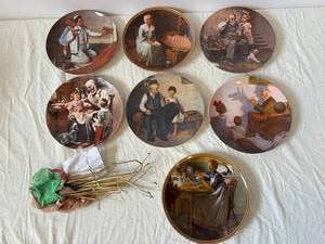 Norman Rockwell Collector Plates by Knowles - Assorted Scenes Collection Made in USA