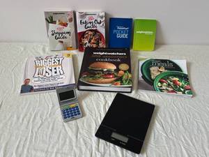 WeightWatchers & The Biggest Loser Cookbooks Lot (Lot of 6) - 50th Anniversary Cookbook & Guides