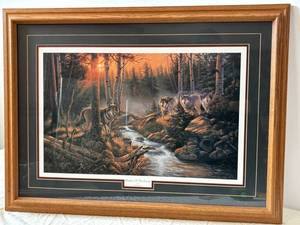 Derk Hansen Shadow of the Forest - Framed Print