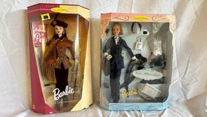 Barbie Autumn in Paris City Seasons Collector Edition & Milicent Roberts Pinstripe Power (Lot of 2)