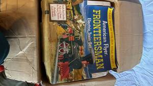 American Flyer & Franklin Train Set With Tracks Lot - Boxed Electric Engine & Cars