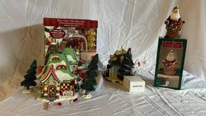 Department 56 Nostalgic Santa Stocking Hanger - North Pole Series (Set of 3)
