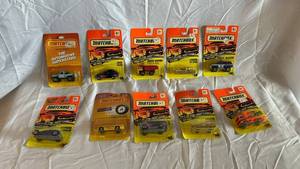 Matchbox Die-Cast Vehicles Lot - The Automotive Superstars Series & Corvette Roadster (Lot of 10)