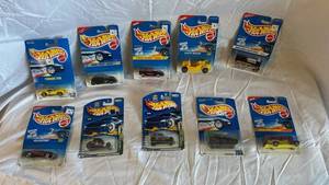 Hot Wheels Assorted Die-Cast Cars Lot - Earth Mover, Dark Rider, Street Eaters & More
