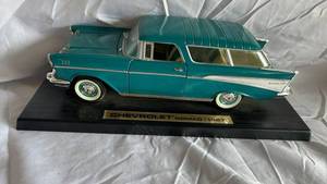 Chevrolet Nomad (1957) Die-Cast Model Car on Display Stand
