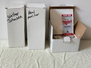 Minnesota Twins Bobbleheads Walter Johnson & Paul Molitor - Mini Stadium Diorama (Lot of 3)