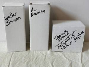 Minnesota Twins Bobbleheads - Walter Johnson & Al Newman Promotional Stadium Diorama with Hormel