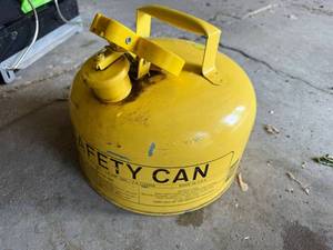 Eagle Type I Safety Can UI50S 2 Gallon Yellow Steel Fuel Can