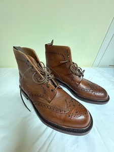 New Orvis Leather Wingtip Boots, Mens Size 9.5