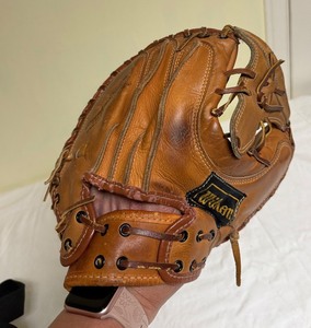 Vintage Wilson A2575 Baseball Glove- catchers mitt and Childrens left handed glove