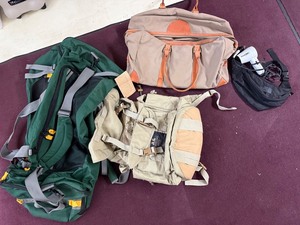 Cabelas, Willis & Geiger & the North Face Bag Mixed Lot
