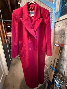 Pendleton Red Wool Coat Size 8