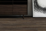 401 SF of HD Brushed Oak LVP Waterproof - 6.5" x 48" - Smokehouse LVX  Lighter in Person