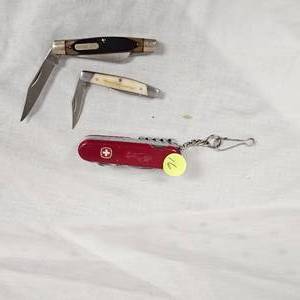 Old Timer, Winchester, Swiss Army Knives