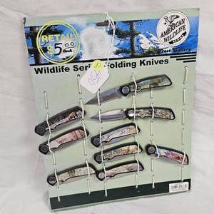 Lot of 9 Pocket Knives, Like New